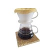 Kalibrera - flat-bottom ceramic pour-over coffee dripper.