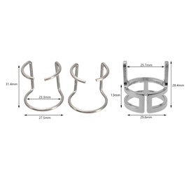 26Pcs AG60P AG-60 Plasma Cutter Torch Consumables Kit with Nozzles, Electrodes, Ceramic Cups for Multiple Pilot Arc Plasma Cutters (SG-55/WSD-60 Compatible)