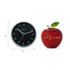 NexTime alarm clock, COMPANY ALARM very silent, black/metallic, ø 9