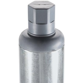 Glownary Replacement Galvanized Steel Table Leg, 32.25 Inch Height, 1.625 Inch Diameter, 18 Gauge, Adjustable Foot