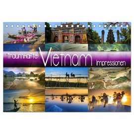 Dreamlike Vietnam Impressions (Desk Calendar 2026 DIN A5 Landscape), CALVENDO Monthly Calendar: Multifaceted Pictures from Exotic Vietnam (CALVENDO Places)