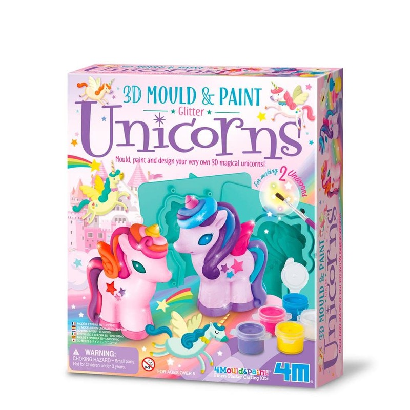 4M | Mould and Paint | 3D Unicorns | Mould,