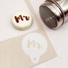 Mr Mrs Macaron Oreo Cookie Stencils Small Mylar Stencil Set