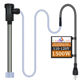 LASTINGCAPE LASTINGCAPE 1500W Submersible Pool and Hot Tub Portable Electric Immersion Water Heater with Auto Shut Off, WiFi Timer and Temp Control for Swimming pool, Above Ground Pool, Bathtub and baptismal pool