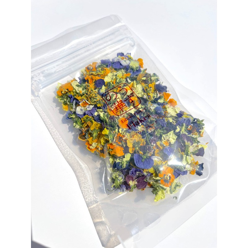 Uzunohana Dried Edible Flower Viola (Mix)
