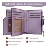 Juvenil Y Excelente Cartera, Monedero De Dama,multifunción