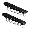 Utensil Racks with 6 Hooks Kitchen Utensil Holders Organizer Balck