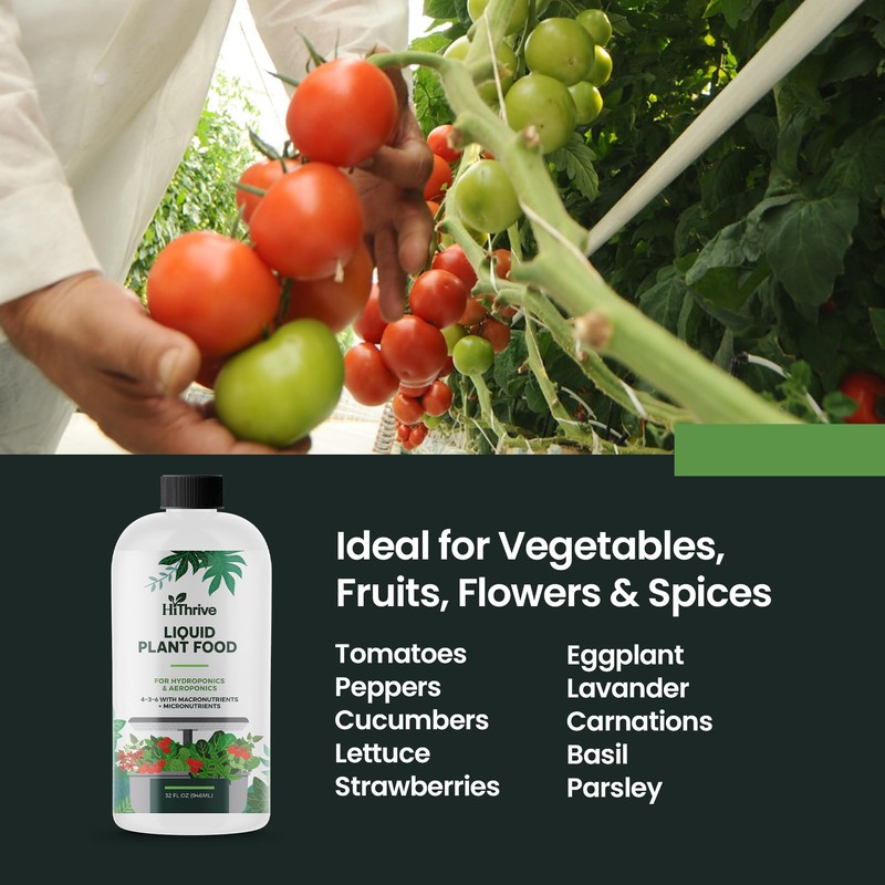 32oz Aeroponics & Hydroponics Liquid Plant Food - Up to
