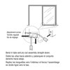 Prime-Line N 6965 Steel Mirror Sliding Door Roller Assembly with