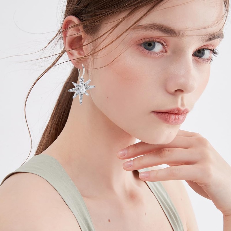 Beebeecraft 10 x Sterling Silver Fish Earring Craft Set