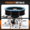 Dilomber 21-5354 Power Steering Pump with Pulley Compatible with Hyundai