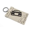 BlackStuff Carbon Fibre Keyring Compatible with A6 S6 RS6 C6