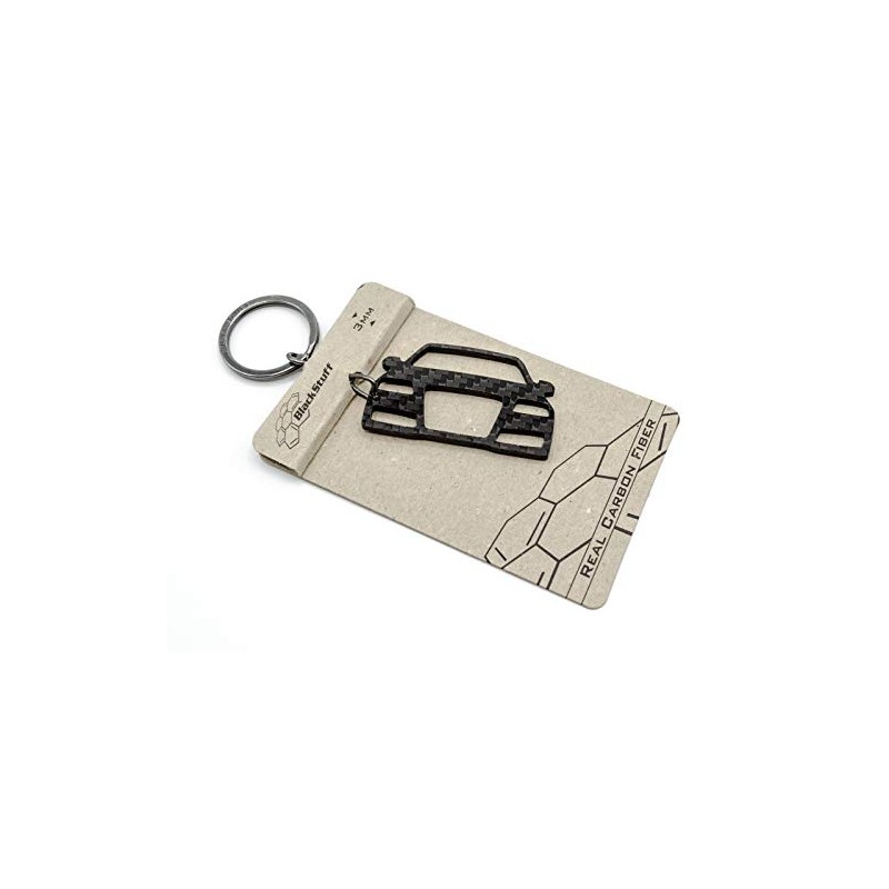 BlackStuff Carbon Fibre Keyring Compatible with A6 S6 RS6 C6