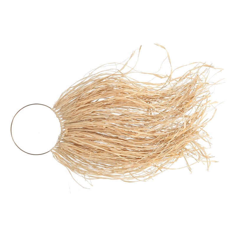Pastoral Style Raffia Pendant Woven Wall Background Decoration for Home
