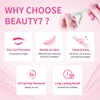 Eyebrow Waxing Strips for Face, Cold Wax Strips Facial Hair