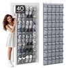 Unjumbly Over the Door Shoe Organizer with 40 Large Breathable