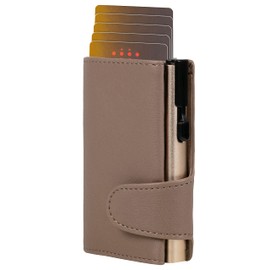 ClickSafe Unisex Coin Purse Travel Accessory Wallet, gray