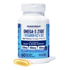 Oceanblue Omega-3 2100 Mg Con K2 Y D3, 60 Cpsulas