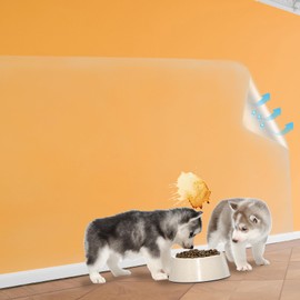 Wall Protector Clear Contact Paper Electrostatic Absorption Wall Protective Film Removable Walls Covering Oil Proof Waterproof Back Splash Protectors (A-Widen Clear Wall Cover, 17.73INx118.2IN)