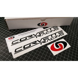 Corvette Racing Decal Z06 Sticker LS1 LS2 LS3 LS7 LSX Select Color (Gloss Black)
