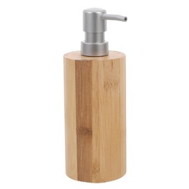 BIUDECO Wooden Dispensing Bottle Set Dispenser with Pump Shower-Gel Bottle for Bathroom Press Pump Bottle Bathroom Lotion Bottle Empty Shampoo Container Press Type Shower Bottle