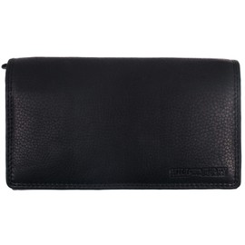 Women's Leather Wallet, Women's Genuine Leather, Large, XL Purse Made of Soft Cowhide Leather, High-Quality Vintage Women's Wallet with RFID Protection, Black (1), purse