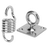 551LB Load Capacity Hammock Chair Hanging Kit Stainless Steel Swing