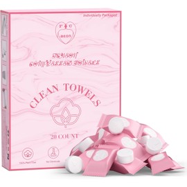 Toalla Comprimida de Viaje Desechable 100 Unidad, Toallitas Ultra Suaves para Aclararse los Dedos, Toalla Facial 100% Biobasada, Mini Toallitas Limpiadoras,Ahorran Espacio,Paño Absorbente(Rosa)