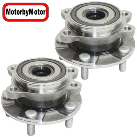 MotorbyMotor 513257 Front Wheel Bearing and Hub Assembly with 5 Lugs Fits for Toyota Prius V Corolla IM RAV4, Lexus HS250H, for Scion IM TC XB Low-Runout OE Directly Replacement Hub Bearing-2 Pack
