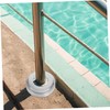 SEWACC 4pcs Heavy Duty Stainless Steel Pool Ladder Covers for