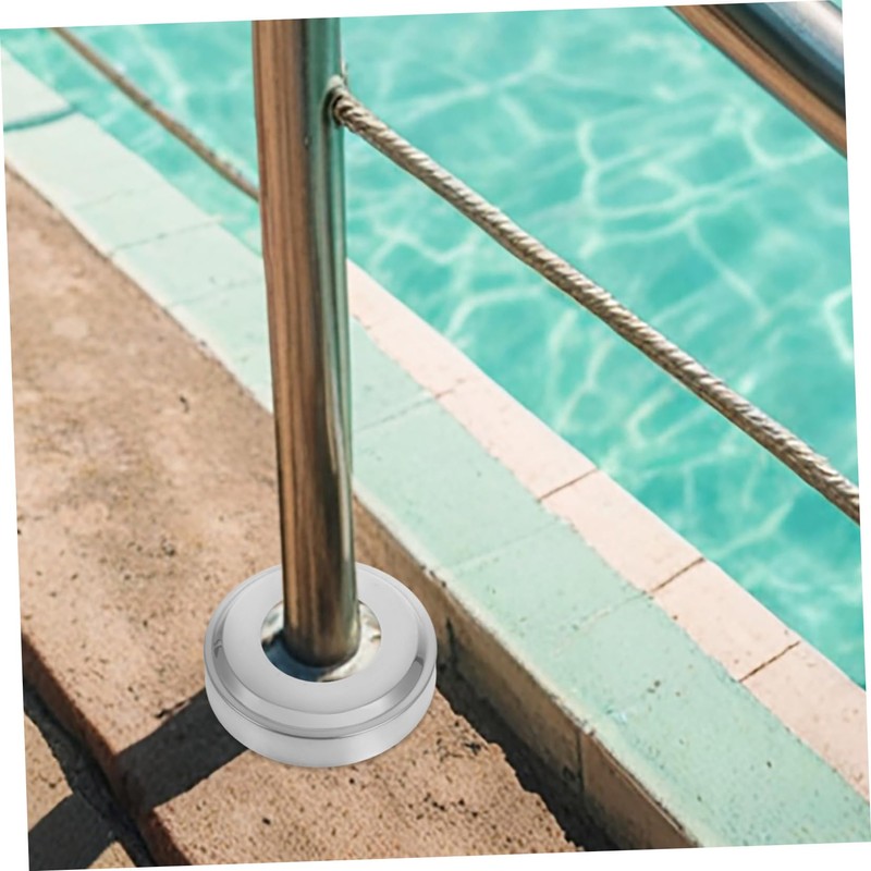 SEWACC 4pcs Heavy Duty Stainless Steel Pool Ladder Covers for