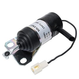 MaySpare 052600-1000 Denso Stop Solenoid 15471-60010 Kubota Fuel Shut Off Solenoid for B1250 B1750 L2900 L4200 12VDC
