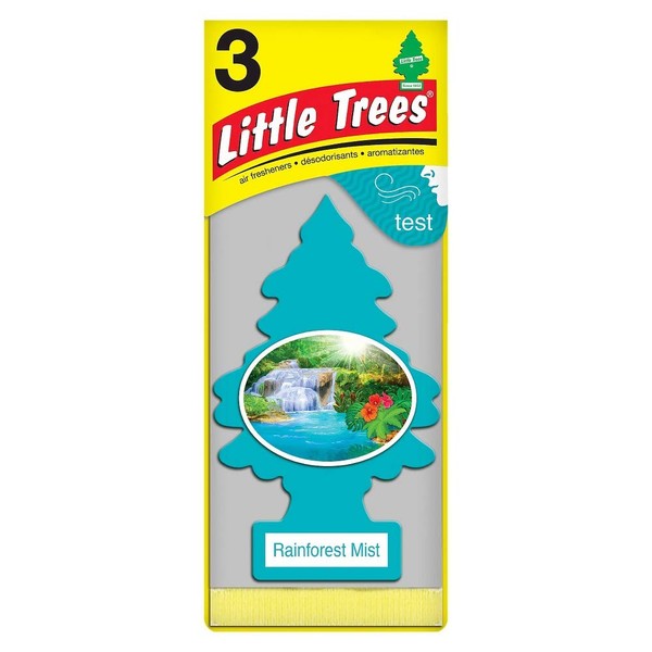 Little Trees Rainforest Mist Hanging Type Air Freshener 3 – Paks (Pack of 3)