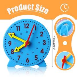 NHPY 1 Item Children's Learning Watch, Time Learning Watch, Learning Time, Educational Game Clock, Time Teaching and Demonstration Clock Model, Learning Resources for Children in Early Education