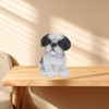 Kisangel 1pc Shih Tzu Figurine Dog Statues Home Decor Resin