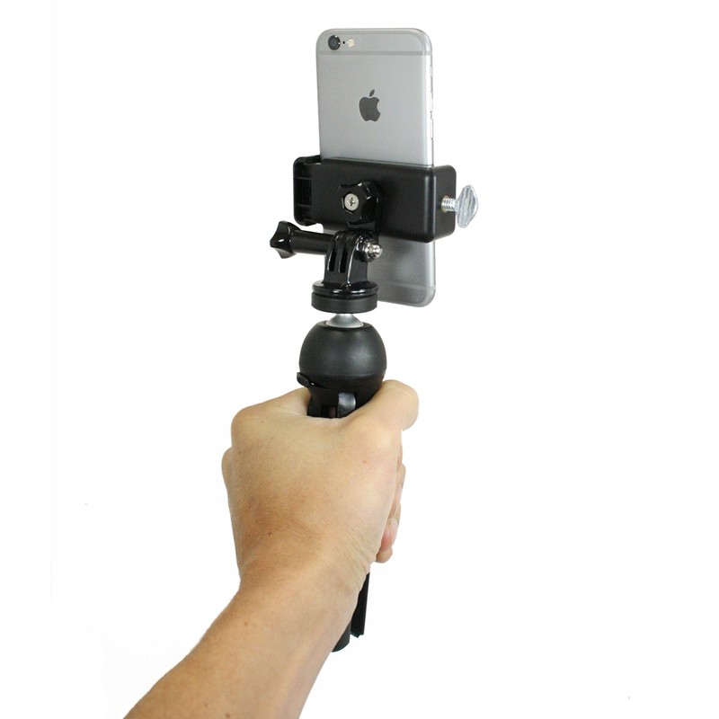 Golf Gadgets® - Folding Tripod Swing Recording System | Smartphone