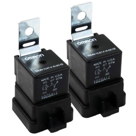 ( One Pair) OMRON Trim Tilt Relay for Outboard Motor American, SPDT, 12 VDC, 40A, G8JN Series, Panel, Quick Connect