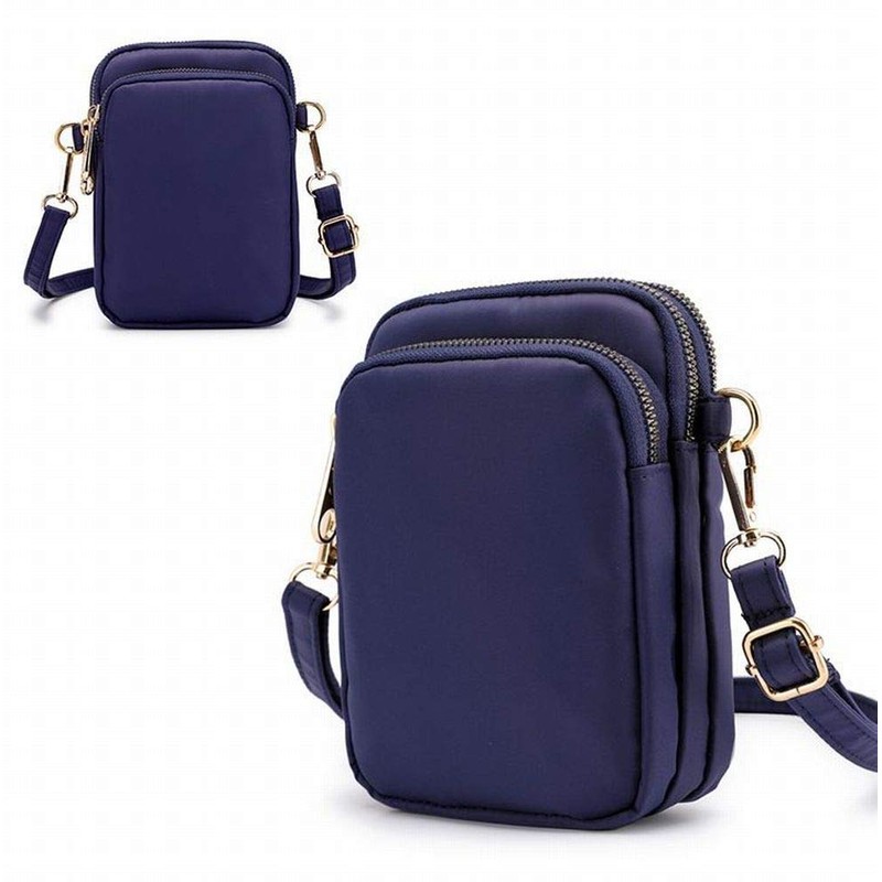 Beatus Women's Smartphone Pouch Nylon Pochette Crossbody Mini Shoulder Bag