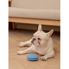 LRRH UFO Meal Dispensing Dog Toy Puzzle Treats for Dogs Interactive Entertainment Food Game/Slow Feeder/Wobble Toy (Red)