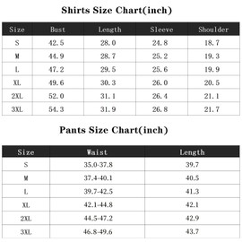 BONGZUO - Conjuntos de 70 para hombre, 6 piezas, traje retro de discoteca con pantalones de campana, Z3736jb, XX-Large