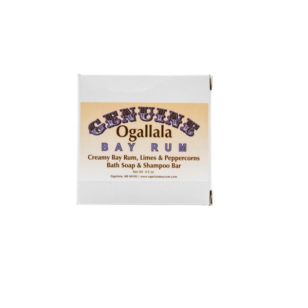Ogallala Bay Rum Two (2) Genuine, Limes & Peppercorns Bath