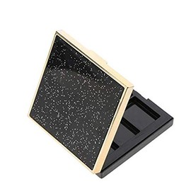 DNHCLL 5 Girds Empty Palette Box Eyeshadow Powder Blush Lipstick Makeup Case Highlighters Container Mirror Inside Homemade Eye Shadow Empty Boxes for Women Girls To Use Makeup