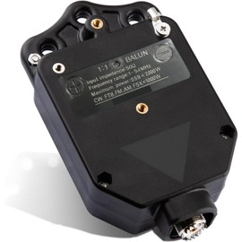 GOOZEEZOO 1:1 Balun Antenna 2000W, 1-54MHz Shortwave Current Balun for Dipole Antenna CW FM AM FSK FT8 SSB, Inverted V, and Positive V for High Power