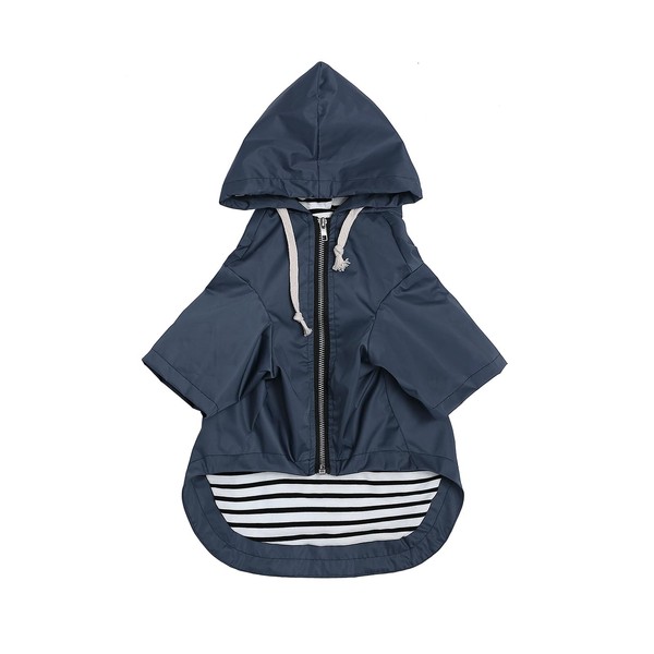 Dog Raincoat Puppy rain Jacket with Hood for Small Medium