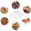 TeamFar Baking Pan with Rack Set of 4, 12.5’’ x