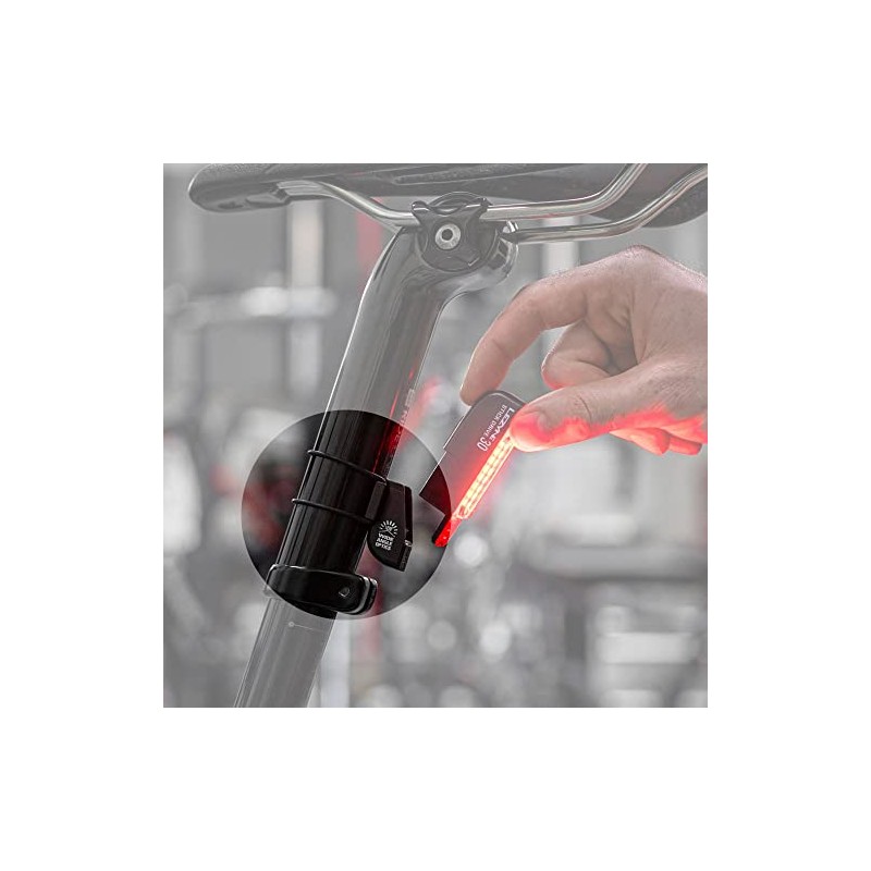 LEZYNE LED STICK DRIVE MOUNT Bicycle LED Light Mount, Black