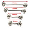 (4 Pieces) 304 Stainless Steel Cabin Hooks Door Latch Hook