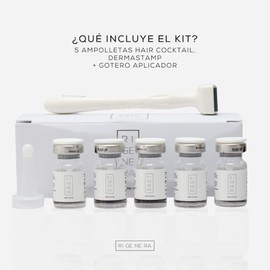Rigenera Hair Cocktail – Tratamiento Reestructurante para Cabello y Barba – Complejo Vitamínico B, Retinol y Niacinamida (5 x 5 ml) – Diseñado para Ap
