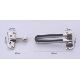 POWERTOOL Security Chain Door, 1pcs Home Security Door Lock Door Guard Security Restrictor Heavy Duty Latch Bar Lock for Door Windows