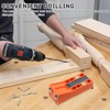 28-Piece Carpenter's Mitre Drill Bit Set, Precise Positioning, Easy to